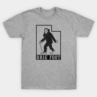 Brig' Foot in Utah (Black Outline) T-Shirt